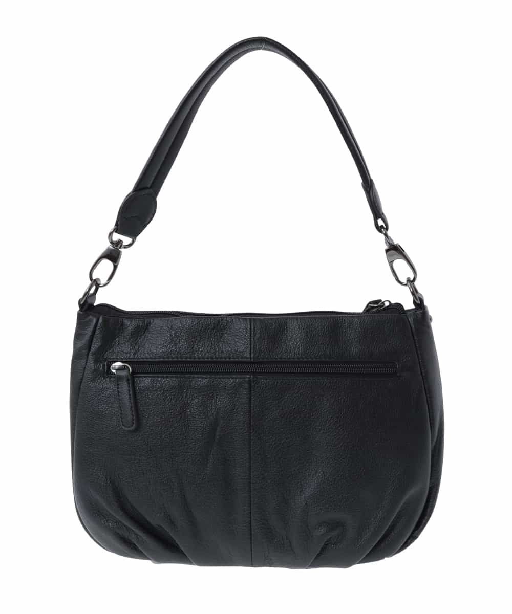 BPKGS01250 MK MICHEL KLEIN BAG(MK ミッシェルクラン バッグ) [2WAY]ギャザーポイントワンハンドルバッグ ブラック