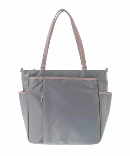 BPRAA04190 MK MICHEL KLEIN BAG [2WAY]レザージョイントナイロントートバッグ