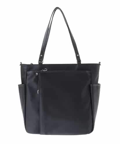 BPRAA04190 MK MICHEL KLEIN BAG [2WAY]レザージョイントナイロントートバッグ