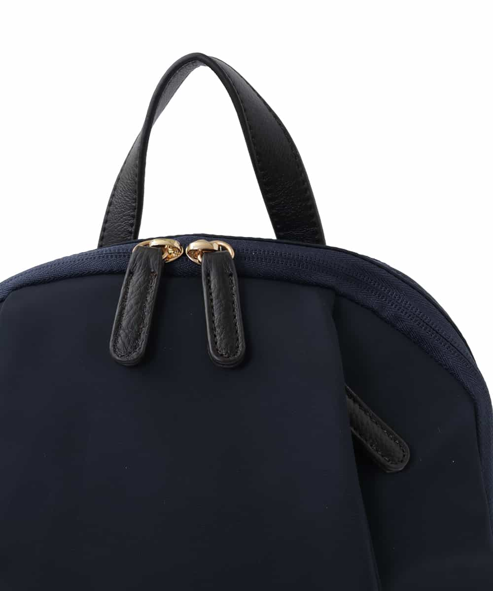 BPRJV85160 MK MICHEL KLEIN BAG(MK ミッシェルクラン バッグ) フロントタックラウンドジップリュック ネイビー