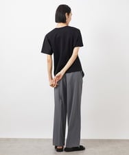 F6KGA05150 MICHEL KLEIN(小さいサイズ)(メゾン ドゥ サンク) [小さいサイズ]ワンポイント刺繍Tシャツ ホワイト