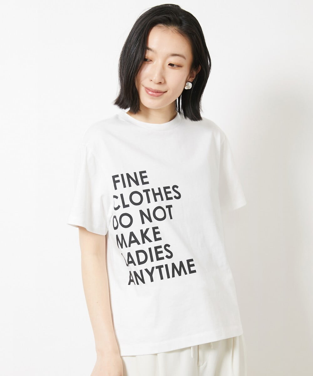 小さいサイズ]サイドプリントロゴTシャツ(カットソー・Tシャツ 