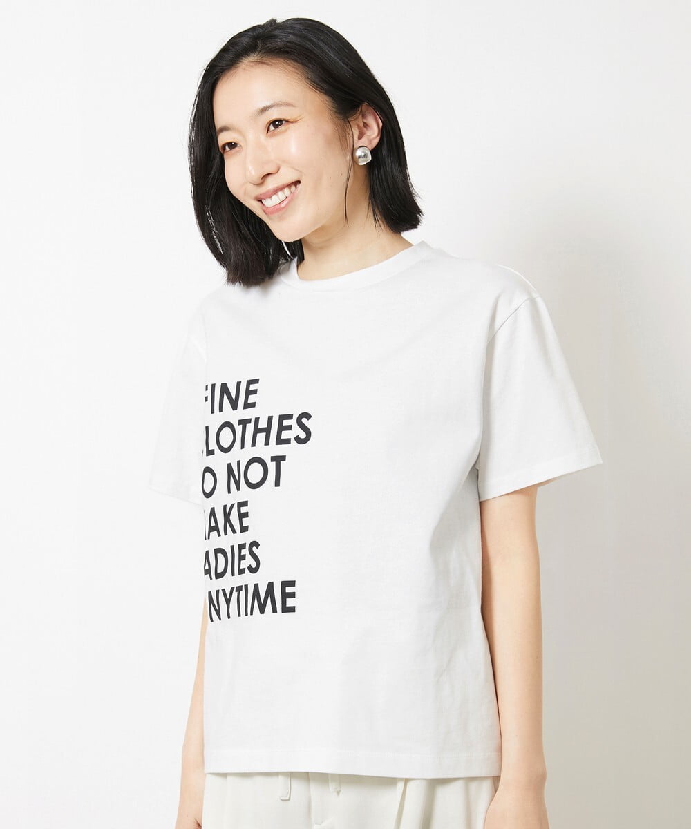小さいサイズ]サイドプリントロゴTシャツ(カットソー・Tシャツ 
