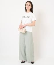 F6KGV40120 MICHEL KLEIN(小さいサイズ)(メゾン ドゥ サンク) [小さいサイズ]コンパクトロゴTシャツ ホワイト(90)