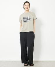 F6KJV40120 MICHEL KLEIN(小さいサイズ)(メゾン ドゥ サンク) [小さいサイズ]フォトプリントTシャツ ホワイト(90)