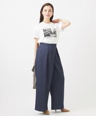 F6KJV40120 MICHEL KLEIN(小さいサイズ)(メゾン ドゥ サンク) [小さいサイズ]フォトプリントTシャツ ホワイト(90)