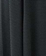 FKPHV60190 MK MICHEL KLEIN(MK ミッシェルクラン) 幾何柄ジャージー半袖ワンピース/イージーケア ブラック