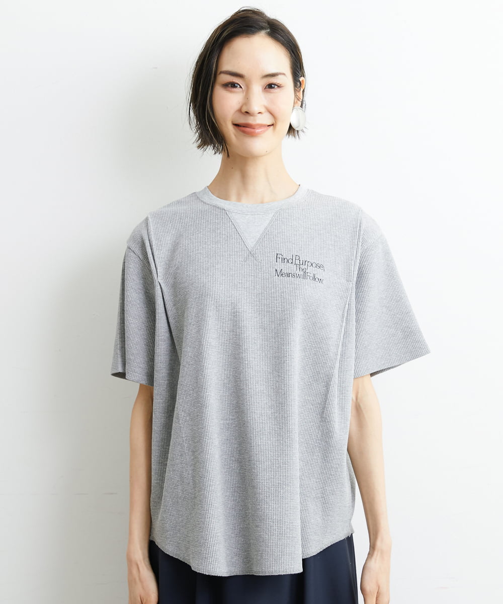 ワッフルロゴTシャツ（WEB限定）(カットソー・Tシャツ) | MICHEL KLEIN