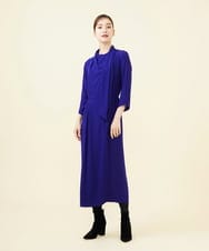 GBEAB07730 Sybilla(シビラ) 【SMART DRESS】スカーフデザインドレス ブルー