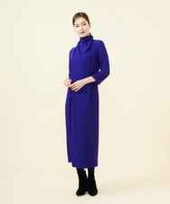 GBEAB07730 Sybilla(シビラ) 【SMART DRESS】スカーフデザインドレス ブルー