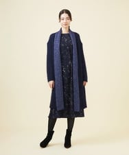 GBEAB09700 Sybilla(シビラ) 【WINTER BLUE】スターリースカイプリントドレス ネイビー