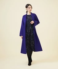 GBEAB09700 Sybilla(シビラ) 【WINTER BLUE】スターリースカイプリントドレス ネイビー