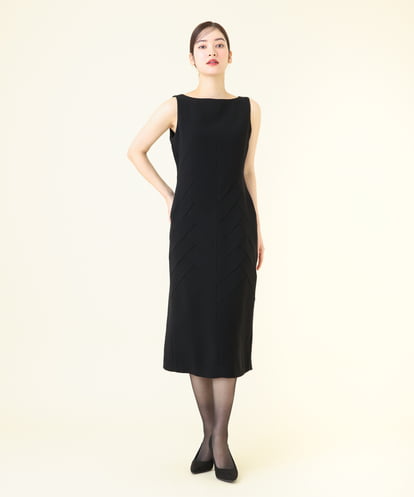 Sybilla(シビラ) トレンサデザインノースリーブドレス ブラック/黒 40