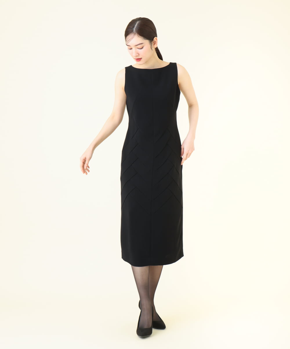トレンサデザインノースリーブドレス(ドレス) | Sybilla(シビラ