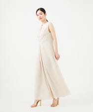 GBEGA03790 Sybilla(シビラ) 【SMART DRESS】Vネックジャンプスーツ オフホワイト