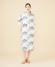 GBEJV19600 Sybilla(シビラ) タウンスケープ刺繍ドレス ホワイト
