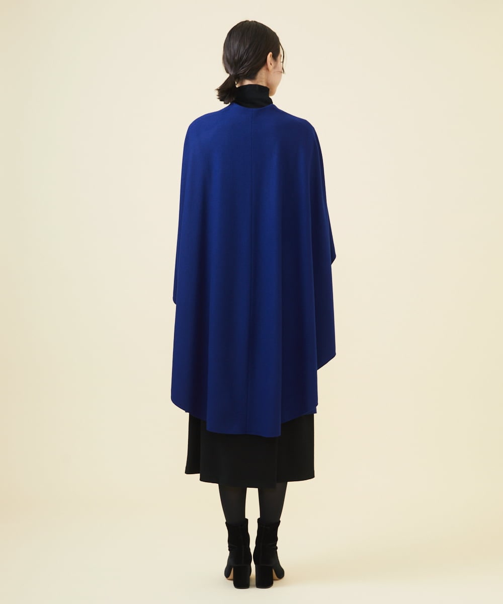 GBJAB14600 Sybilla(シビラ) 【WINTER BLUE】ケープ付きジレ ブルー