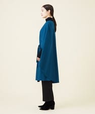 GBJCW23500 Sybilla(シビラ) 【blue&black】ケープ付きジレ ブルー