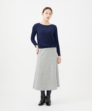 GBKCA30180 Sybilla(シビラ) 【PURE】テンセルカシミヤドレープヘムカットソー ネイビー