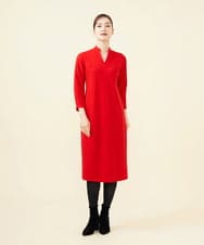 GBPAB14700 Sybilla(シビラ) 【SMART DRESS】切り替えフォルムドレス レッド