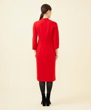 GBPAB14700 Sybilla(シビラ) 【SMART DRESS】切り替えフォルムドレス レッド