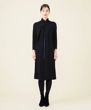 GBPCW15600 Sybilla(シビラ) 【 blue&black】ストールデザインコンビネーションドレス ブラック