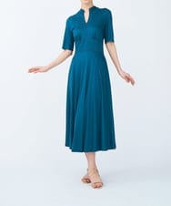 GBPEN16590 Sybilla(シビラ) 【sybilla the dress】ステッチデザインドレス ブルーグリーン