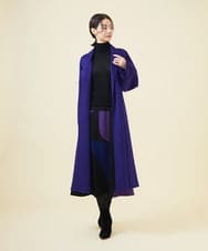 GBUVB02120 Sybilla(シビラ) 【WINTER BLUE】ショールカラーリバーコート ブルー