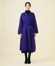 GBUVB02120 Sybilla(シビラ) 【WINTER BLUE】ショールカラーリバーコート ブルー