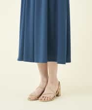 GDEGM21390 Sybilla(シビラ) タッキングデザインドレス ブルー