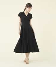 GDEGM21390 Sybilla(シビラ) タッキングデザインドレス ブラック