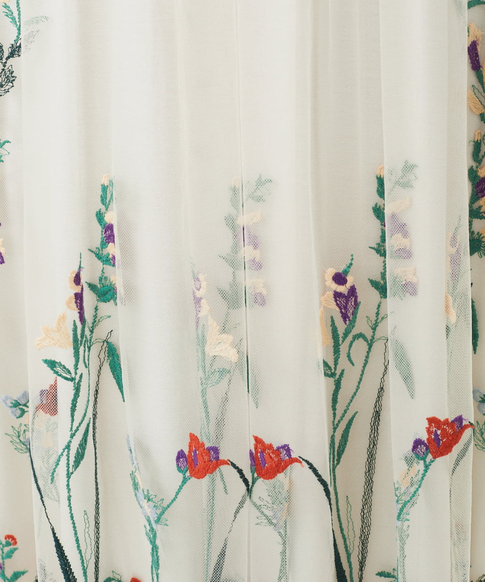 レッドヴァレンティノ シャツ ブラウス キャミソール付き 刺繍 花柄 フラワー