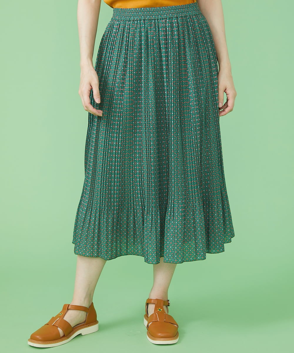 ロングスカート グリーン ホコモモラ Sサイズ - ロングスカート