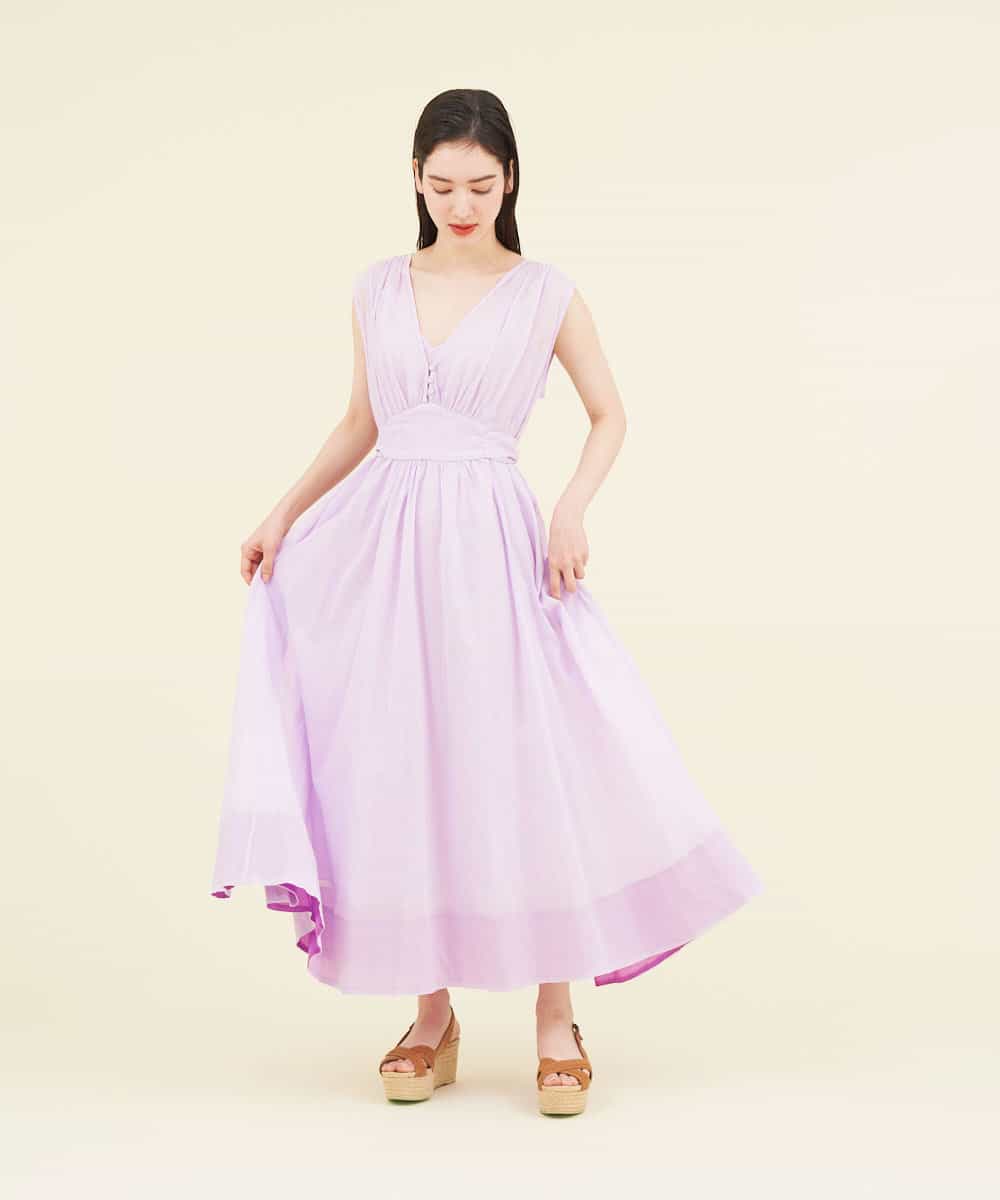 コットンローンギャザードレス(ドレス) | S sybilla(エス バイ