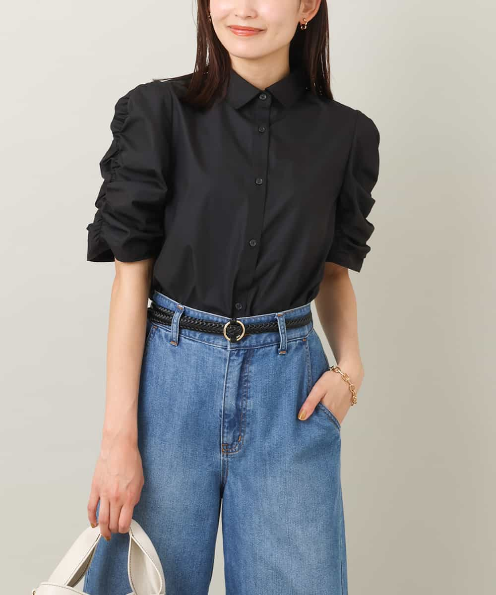 2023HOT アノニム レディース シャツ ブラウス トップス Blouse Black