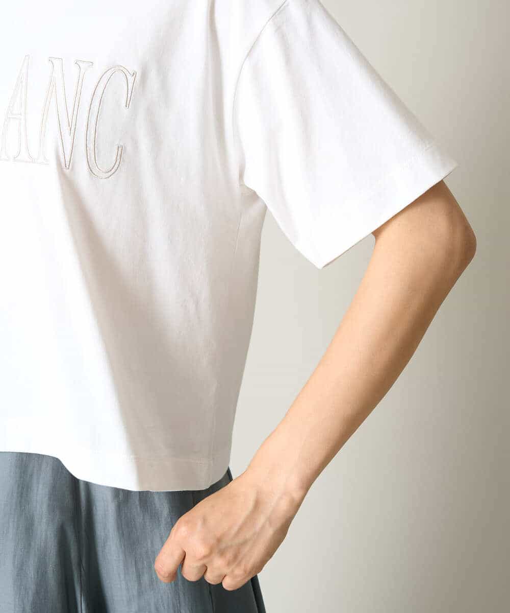 K2KHV56029 a.v.v(アー・ヴェ・ヴェ) 【接触冷感】大人のクロップドロゴTシャツ チャコールグレー