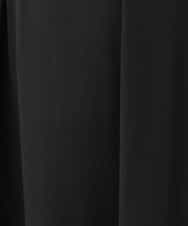 K2PHV04054 a.v.v(アー・ヴェ・ヴェ) 【接触冷感/UVカット】サマ見えサイドプリーツカットソーワンピース ブラック