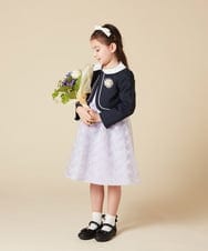 KG2CA01019 a.v.v KIDS(アー・ヴェ・ヴェ) [KIDS]パール調フラワーコサージュ アイボリー