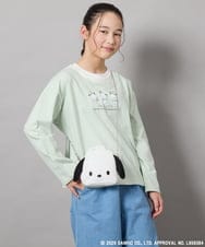 KG5EA01044 a.v.v KIDS(アー・ヴェ・ヴェ) [KIDS]【ポチャッコ＆シナモロール】お顔ミニショルダーバッグ グリーン