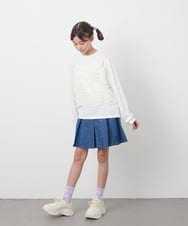 KGLTA02014 a.v.v KIDS(アー・ヴェ・ヴェ) [KIDS]3足セットソックス グリーン