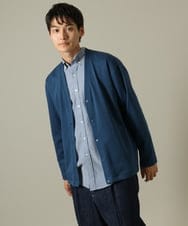 KHCJV01054 a.v.v MEN(アー・ヴェ・ヴェ) 【累計8000枚販売】ソフトダンボールなめらかカーディガン ブラック