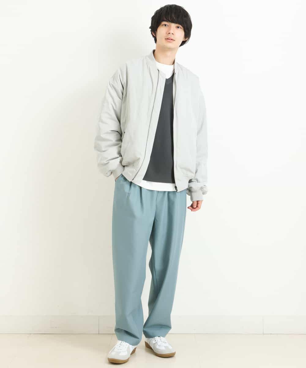 2SET/S-XXL】カットソー付きアゼ編みＶネックニット(ニット・セーター