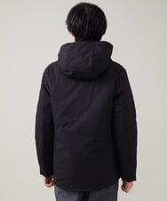 KHJAS04130 a.v.v MEN(アー・ヴェ・ヴェ) 【M-XXL】ストレッチサーモライト中綿フードブルゾン ブラック