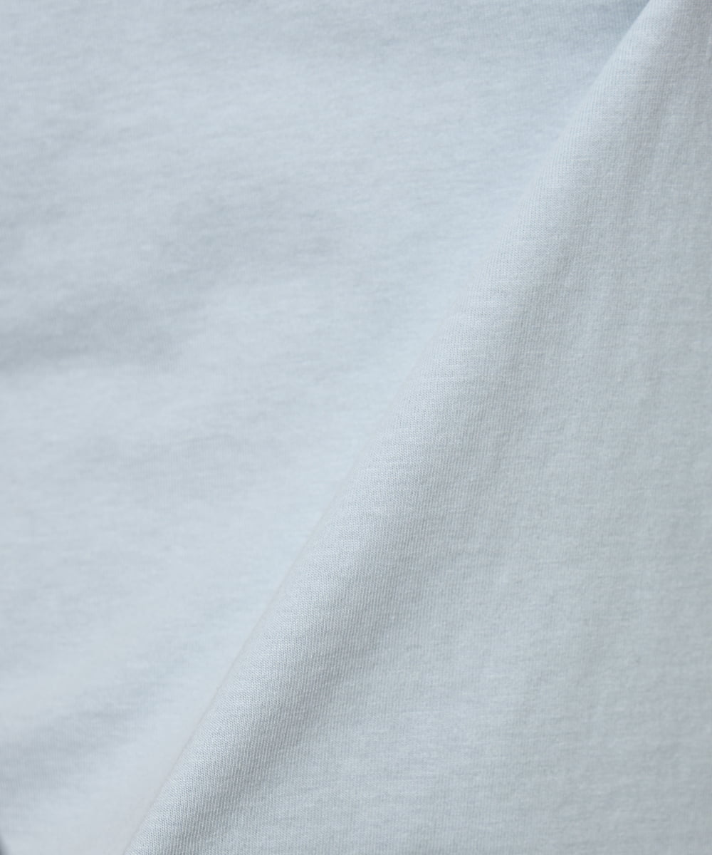 KHKGV75024 a.v.v MEN(アー・ヴェ・ヴェ) 【接触冷感/ユニセックス】自転車刺繍Tシャツ ライトブルー