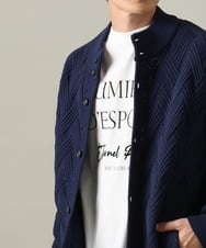 KHKJV14034 a.v.v MEN(アー・ヴェ・ヴェ) 【大人のロゴT】ビッグロゴワイドシルエットロングTシャツ ホワイト