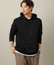 KHKKV01054 a.v.v MEN(アー・ヴェ・ヴェ) 【累計2.5万枚販売】なめらかダンボールパーカー ブラック