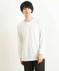 KHKLP51044 a.v.v MEN(アー・ヴェ・ヴェ) 【2SET/S-XXL】カットソー付きアゼダブルフェイスプルオーバー オレンジ