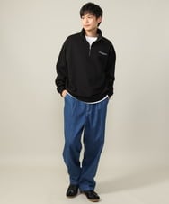 KHLKV10069 a.v.v MEN(アー・ヴェ・ヴェ) 【美シルエット】デニムワンタックワイドパンツ 15.8OZ ネイビー