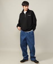 KHLKV10069 a.v.v MEN(アー・ヴェ・ヴェ) 【美シルエット】デニムワンタックワイドパンツ 15.8OZ ネイビー