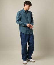 KHLKV10069 a.v.v MEN(アー・ヴェ・ヴェ) 【美シルエット】デニムワンタックワイドパンツ 15.8OZ ネイビー